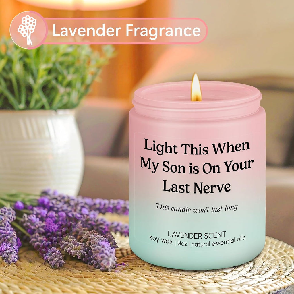 LEADO Candle, Daughter in Law Gifts - Funny Wedding, Mothers Day, Birthday Gifts for Daughter in Law, Sons Girlfriend, Future Adult DIL - DIL Present from Mother in Law - Bride, Bridal Shower Ideas