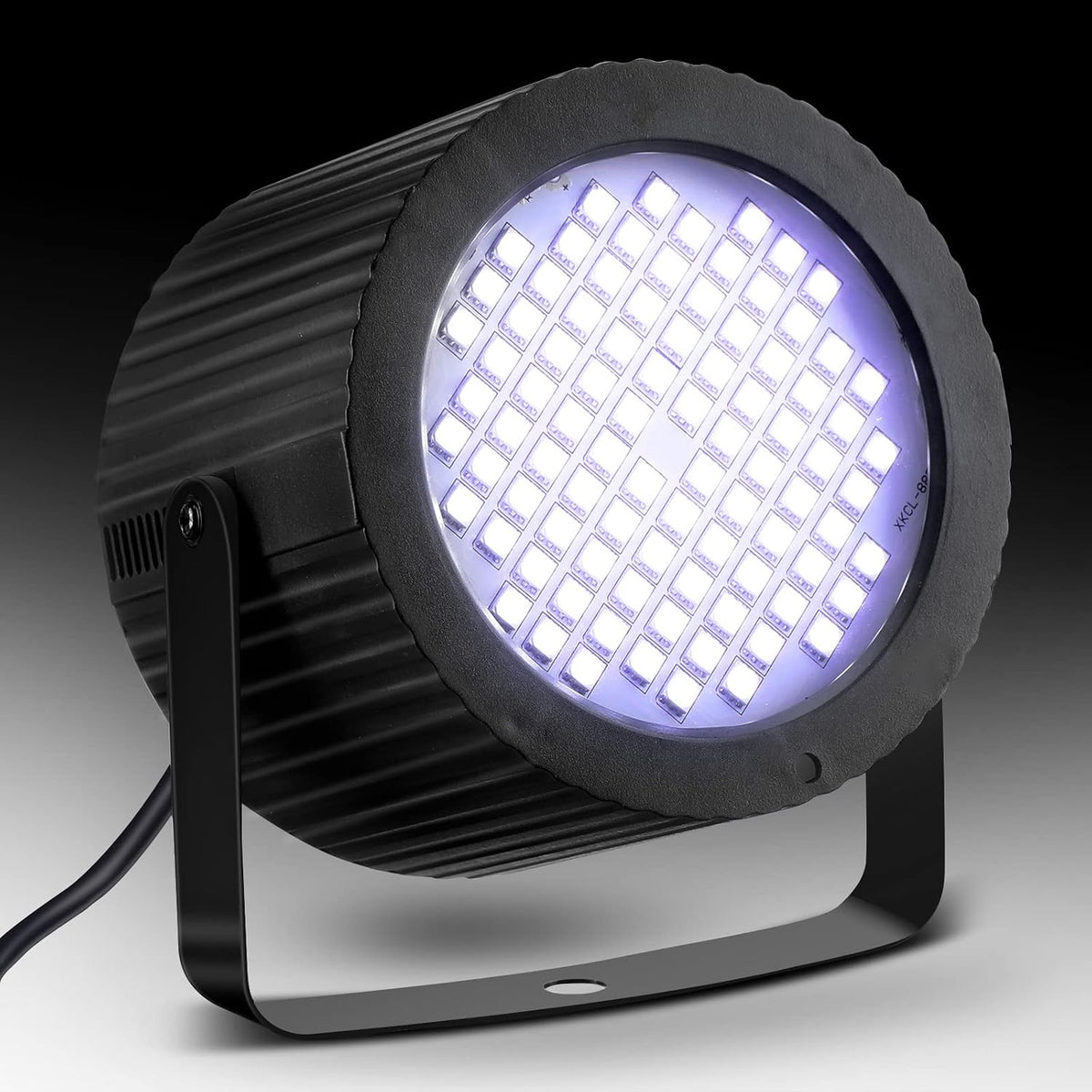 Funtery 4 Pcs Strobe Lights 88 LEDs Sound Activated Stage DJ,White