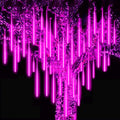purple meteor shower lights, 10 tube 540 led, main product view