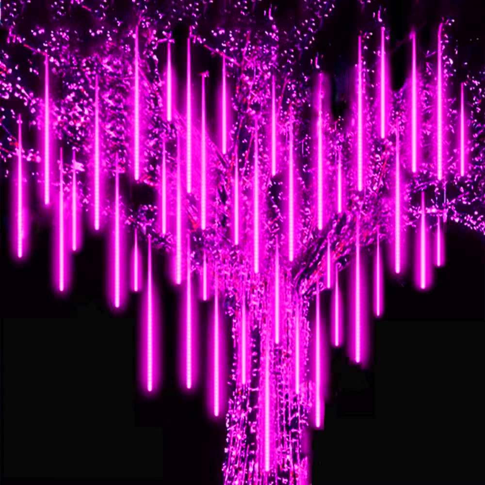 purple meteor shower lights, 10 tube 540 led, main product view