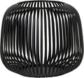 blomus Lito Lantern Black Size S 20 L x 20 W x 17 H cm Candle Holder Black Stainless Steel Lantern Decoration Indoor Lantern