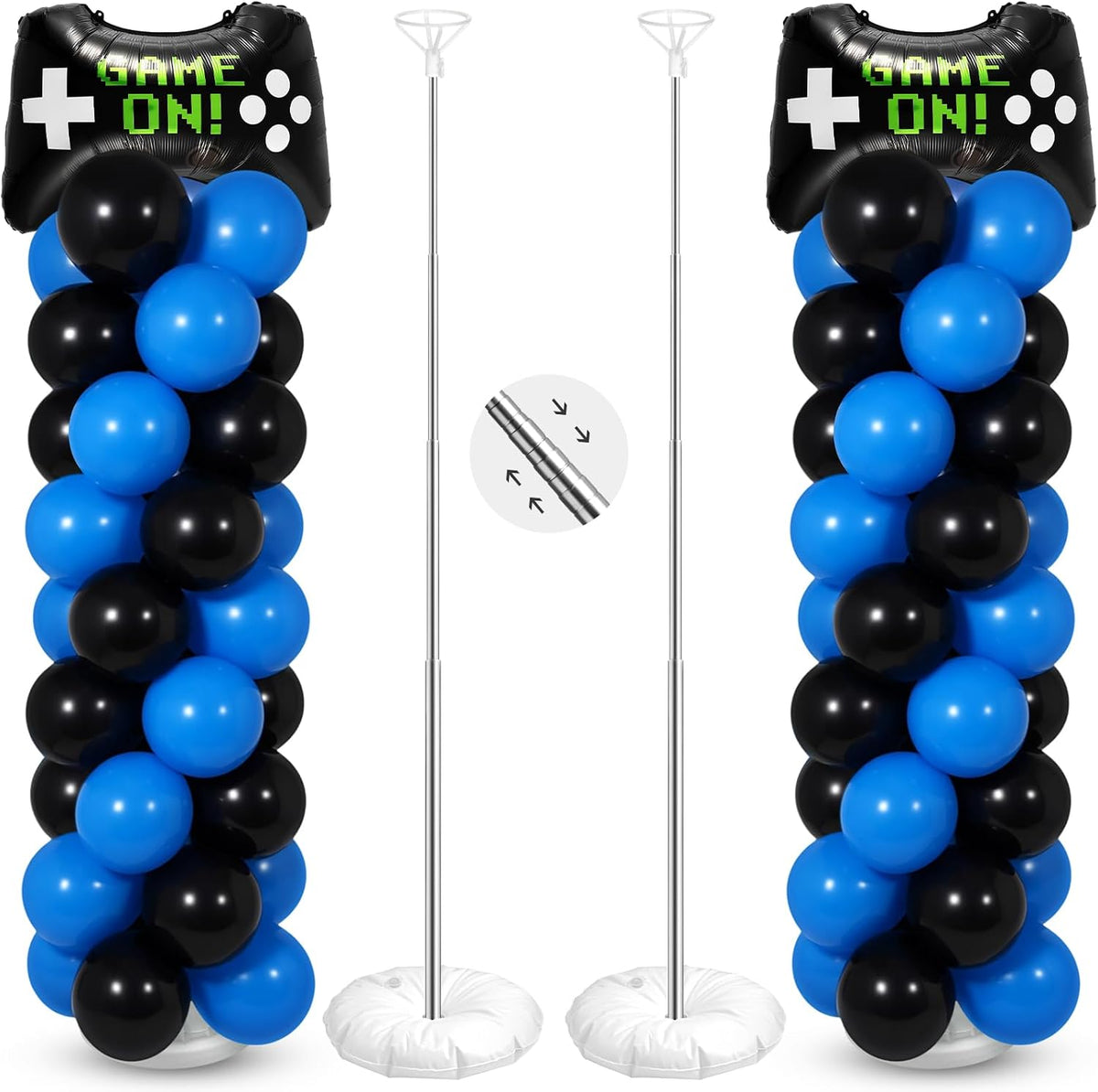 soulchen 2 set video game balloons column stand, main product view