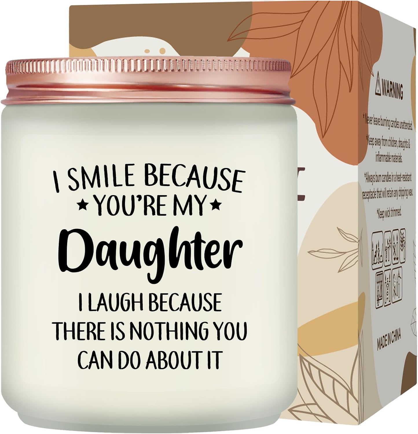 Maybeone Mothers Day Daughter Gifts from Mom Dad - Valentines Day Christmas Birthday Gifts for Daughters - Lavender Scented Candle