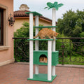 66.5in multi level large weatherproof outdoor cat tower, main product view