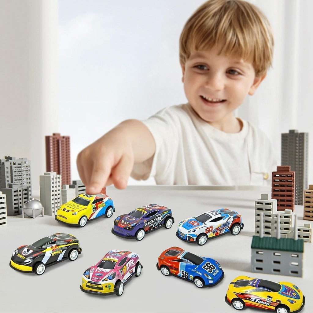 Vileafy 30 Mini Race Cars for Classroom Prizes, Party Favors for Kids 4-8 Years Old, Bulk Small Pull Back Car Toys for Treasure Box, Mini Toys Cars for Boys and Girls Goodie Bag Stuffers for Kids
