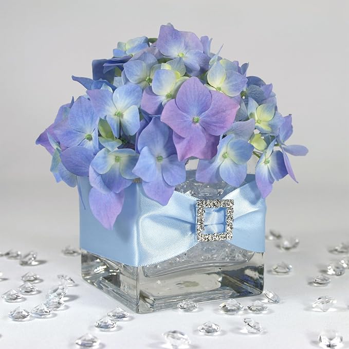 PATIKIL 10000 Pcs Wedding Table Scatter Confetti Crystals 4.5mm Acrylic Diamonds Vase Fillers Gems for Table Centerpiece Decorations Party Vase Beads, Blue