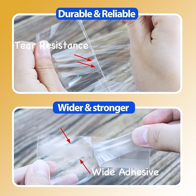 PigPotParty 5''x 7" Clear Plastic Cellophane Gift Wrap Bags, 100 Pcs Small Self Sealing Cookie Bags for Gift, Party favor, Candy, Treat, Goodies, Snack, Self Adhesive Resealable