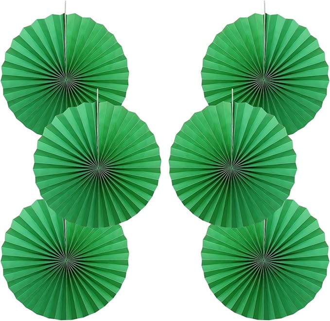 Green Party Decorations,Green Paper Decorations For Party,Tennis Party Decorations Party Paper Fans Bulk 16in,Graduation Decoration Classroom Decor,St Patrick'S Day Decortions 30 Color Diy Set （Green）