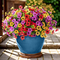 Artificial Flowers Fake Plants for Outdoors Summer Decoration, 13 Bundles Silk Realistic UV Resistant Faux Flowers for Outside Planter Porch Yard Patio Garden Home Indoor, Mix