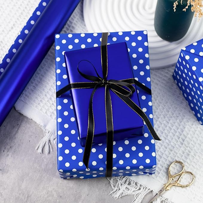 Garbendy Gift Wrapping Paper Roll-Solid Color Pearly-Lustre Paper,Perfect for Wedding, Valentine's Day,Birthday, Christmas,Baby Shower, Party - 17 Inch X 33 Feet
