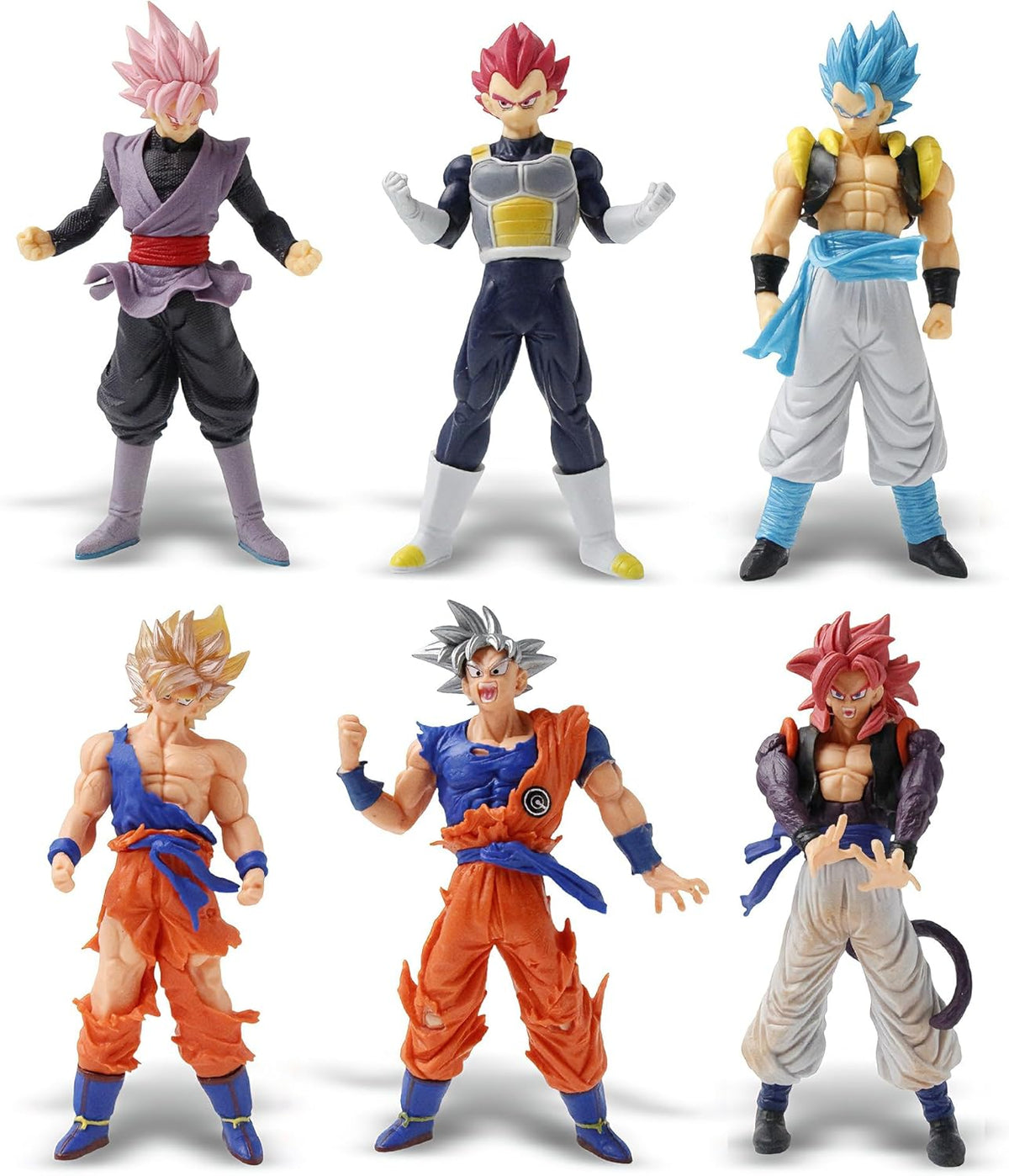 anime pvc action figures 6pcs 6.5-8 inch dynamic, main product view