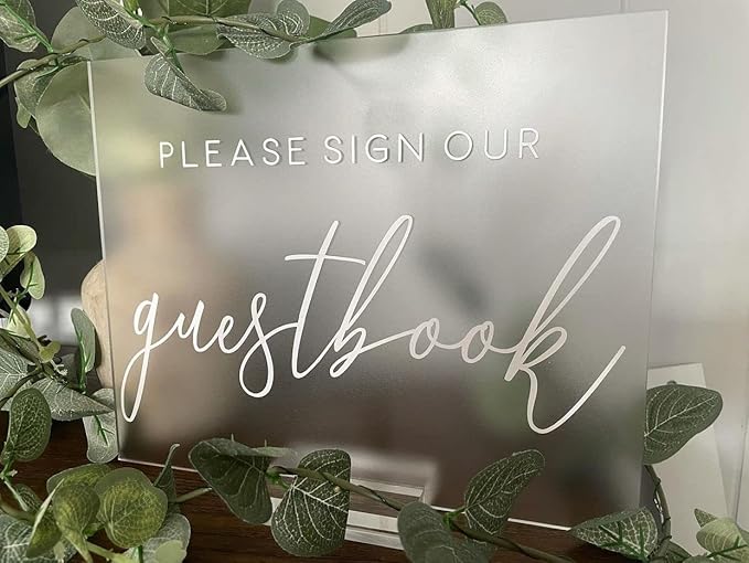 JINMURY Acrylic Sheets, 5 Pack 8x10 Inch Frosted 1/8 Inch Thick Decorative Signage, Perfect for Signage and Craft Projects