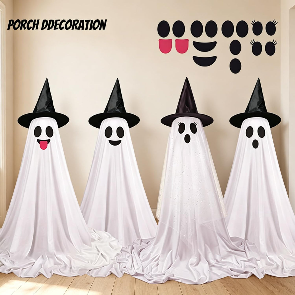Halloween Decorations Outdoor & Indoor Decor - 2 Pack 59-inch Remote Cont...
