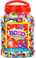praisebank pony beads, 8000pcs 6x9mm, wholesale beads, bracelets, main product view