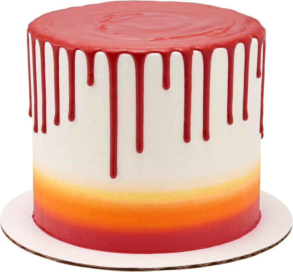 DecoPac Cake Drip, Red Color, Vanilla Flavor, Matte Like Chocolate, 6.35 oz