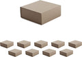 CECOBOX - Gift Boxes with Lids for Presents 6"x6"x2.75" - Matte, Collapsible Magnetic Closure Gift Box - Groomsmen & Bridesmaid Proposal Boxes, Wedding, PR, Birthdays, Holidays (Kraft)
