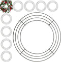 mukchap 25 pack 10 inch round metal wreath, main product view