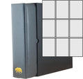Ursae Minoris Manor Library Deluxe 3 Q-Ring Standard Format Binder for Up to 900 Sports / Trading Cards - Dark Gray