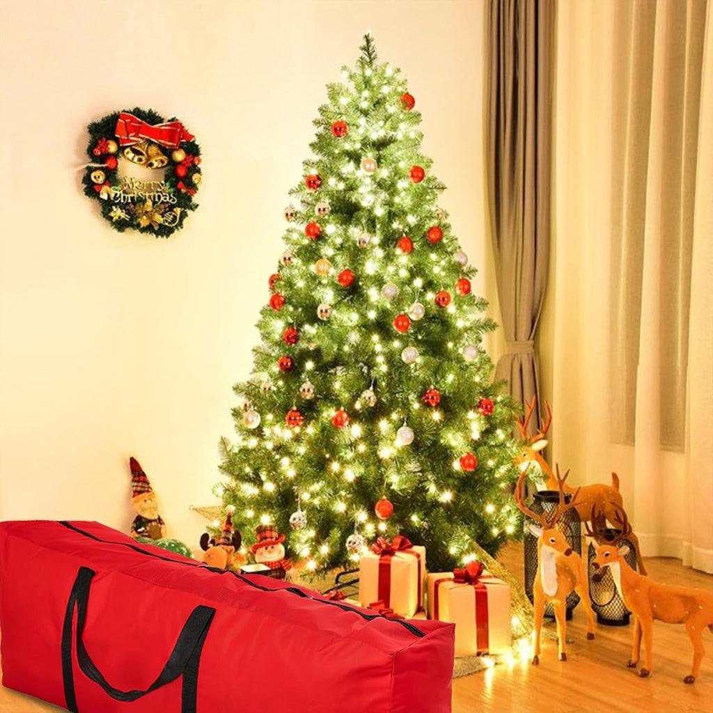 4ft green prelit artificial christmas tree,arbol de navidad showing dimensions