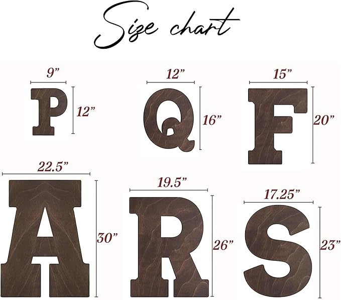NAZENTI Wedding Guest Book Alternative Wooden Letter Personalized, Custom Initial Wedding Guest Book Alternative with Names, Wedding Guestbook for Guests to Sign, Letter Guest Book Wedding Reception