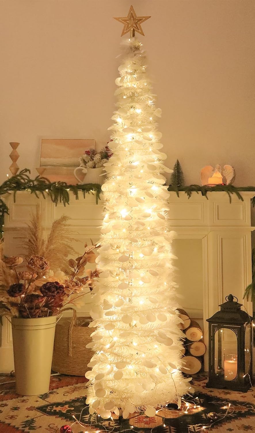 6 ft pop up christmas tree with 100, main product view