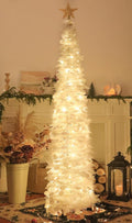 6 ft pop up christmas tree with 100, main product view