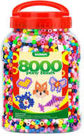 iooleem pony beads(8000pcs multi-colored), beading supplies, friendship bracelets, main product view