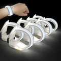 M.best 8pcs LED Light Up Bracelets Glow Flashing Wristbands Glow in The Dark Party Supplies for Wedding, Raves, Concert, Camping,Sporting Events, Party