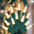 Christmas Lights for Tree 60Ft 300 Count Mini Lights Green Wire Christmas Tree Lights Waterproof Incandescent Bulb for Indoor Outdoor Xmas Holiday Wedding Home Party Decorations Clear 3pack