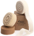 Ribbli 3 Rolls Beige Ribbon 5/8 Inch x 18Yards Ivory Nude Khaki Handmade Cotton Frayed Fringe Ribbons for Gift Wrapping Wedding Invites Bridal Bouquets Baby Shower DIY Crafts Home Decor