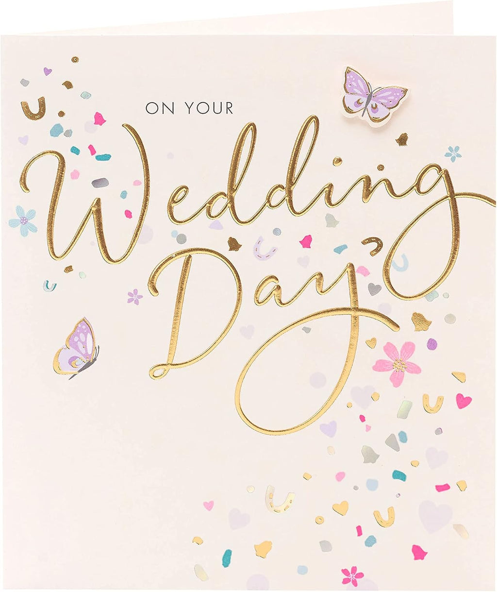 UK Greetings Card Day Celebration Card - Contemporary Day Card for Friends Day Card for Couple, Multi