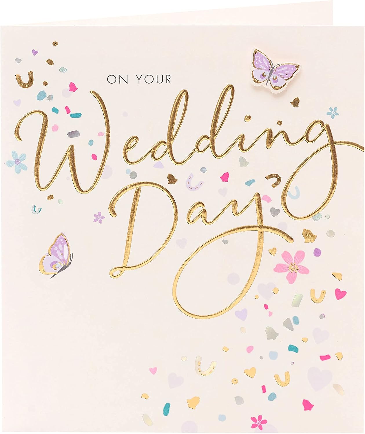 UK Greetings Card Day Celebration Card - Contemporary Day Card for Friends Day Card for Couple, Multi