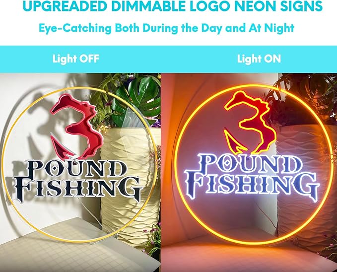 Custom Neon Sign, Personalized LED Neon Light with Logo or Name, UV Printed Neon Signs for Wall Decor, Bar, Salon, Nail Shop & Business Gifts