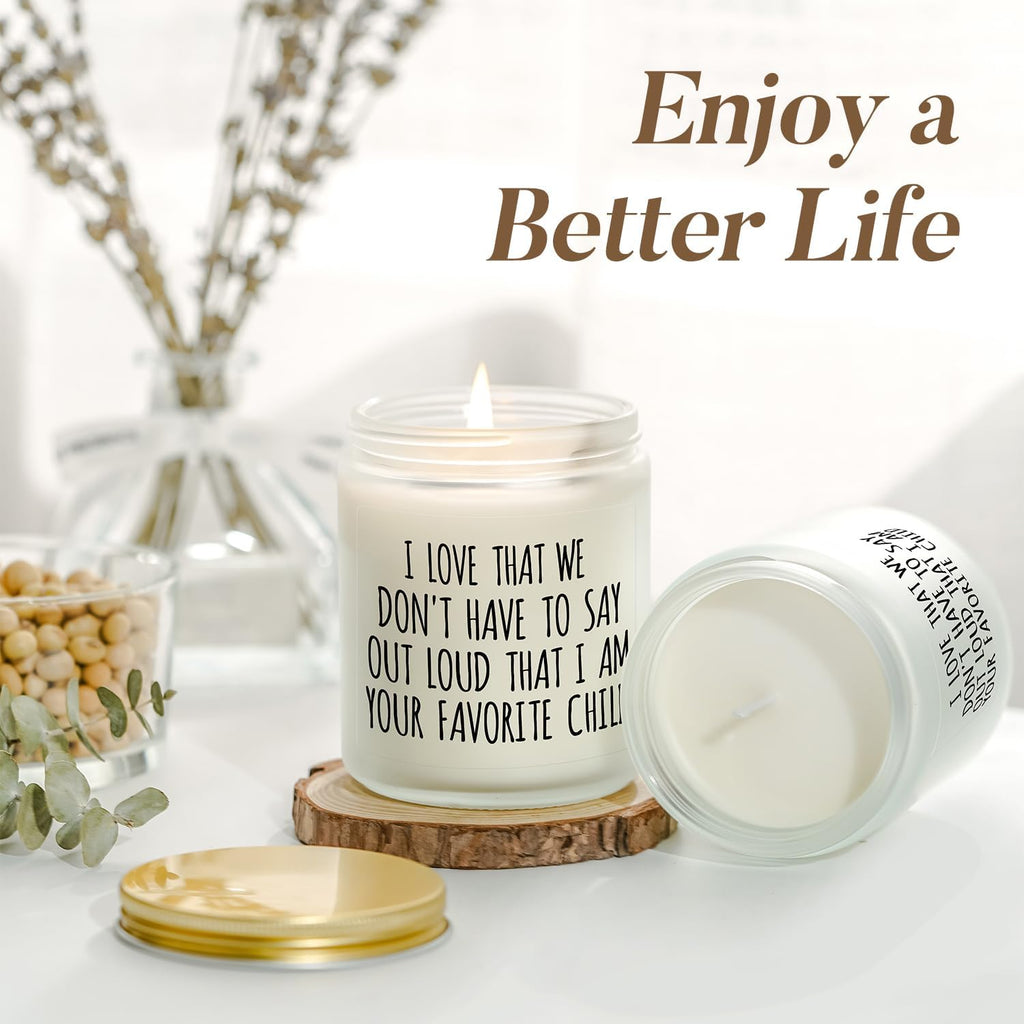 Mothers Day Gifts for Mom, Fathers Day Gift for Dad, Mom Birthday Present from Daughter or Son, Funny Christmas Presents for Grandpa Grandma Nana, Favorite Child Candles