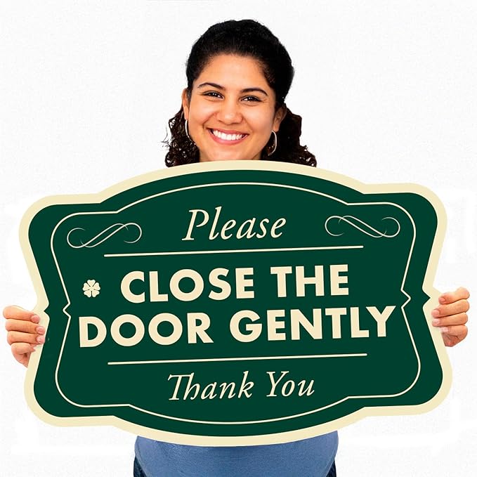 Custom Decorative Outdoor Metal Sign - Personalized Aluminum Driveway Sign, Waterproof, Made In USA - Design 3 Forest Green 36x24 In