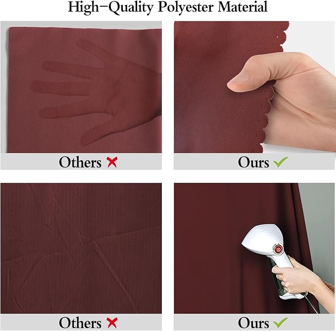 10x20FT Large Wine Red Screen Backdrop Photography Photo Booth Burgundy Red Backdrop Photoshoot Background