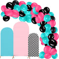 arch backdrop cover 118 balloons set, racing theme, main product view