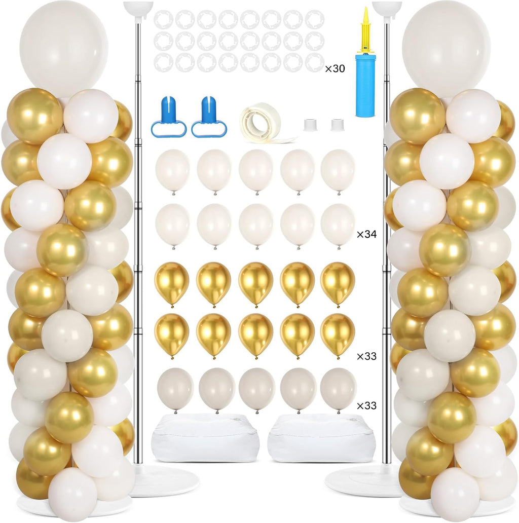 2 sets adjustable balloon column stand kit with, main product view