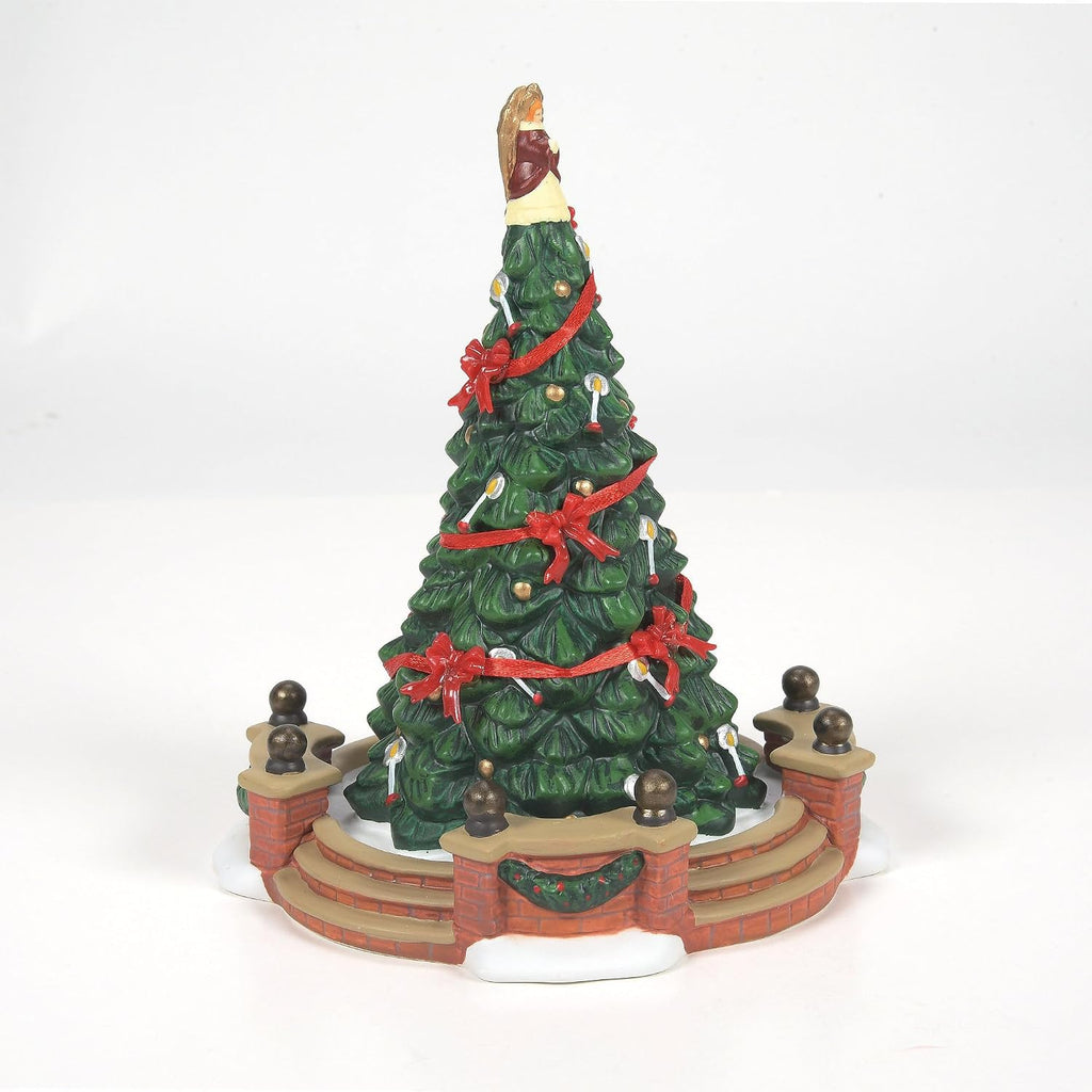 department 56 dickens' village accessories the town christmas shown in use