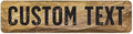 Custom Sign, Custom Street Sign, 11 Font Colors, 13 Font Styles, 4 Hole Options, 22 Sizes, 8x32 Inches, Rust Free DiBound, Fade Resistant, Made in USA by My Sign Center (Stone)
