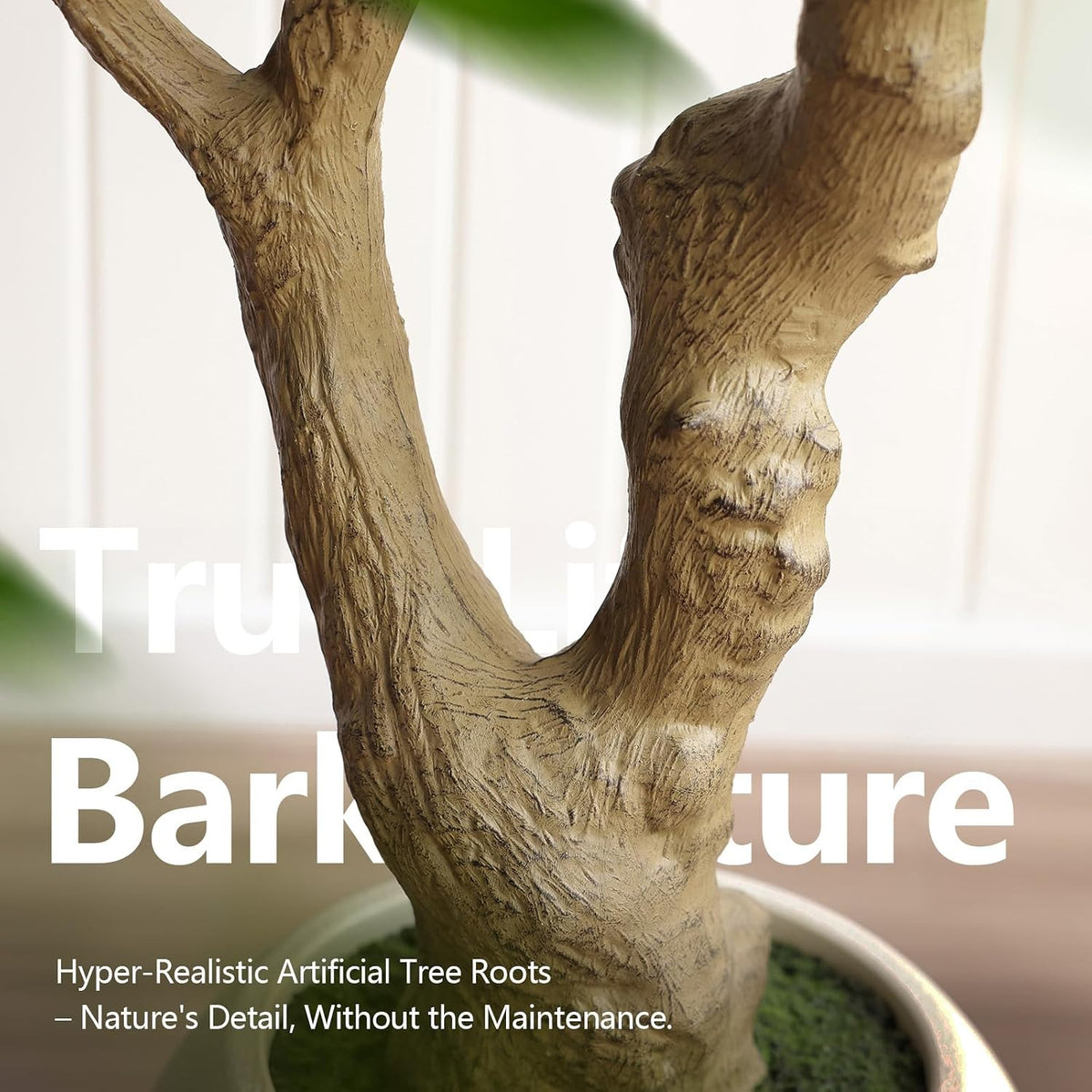 verinatural artificial olive tree 6ft faux plant home, close-up detail
