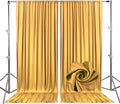 10ft x 10ft Khaki Backdrop Curtains for Parties, Fabric Satin Background Curtain with Rod Pockets for Weddings, Birthday, Baby Shower, Photography, Graduation Party Backdrop Drapes, 2 Panels