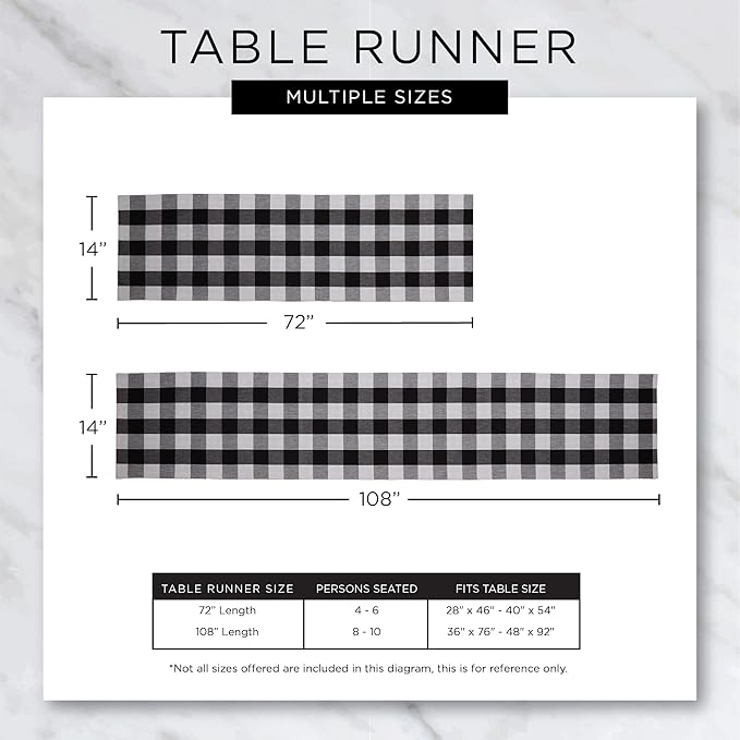 DII Woven Basic Tabletop Collection, Chevron Table Runner, 15x72, Nautical Blue