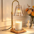 Marycele Candle Warmer Lamp with Timer & Dimmer - Mothers Day Gifts for Women Mom Her, Aesthetic Office Home Decor, Adjustable Height Wax Melter for Candle Jar & 3-Wick Candles (2 Bulbs Included)