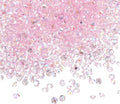 PATIKIL 14000Pcs Wedding Table Scatter Confetti Crystals 3mm Acrylic Diamonds Vase Fillers Gems for Table Centerpiece Decorations Bridal Shower Party, Light Pink AB