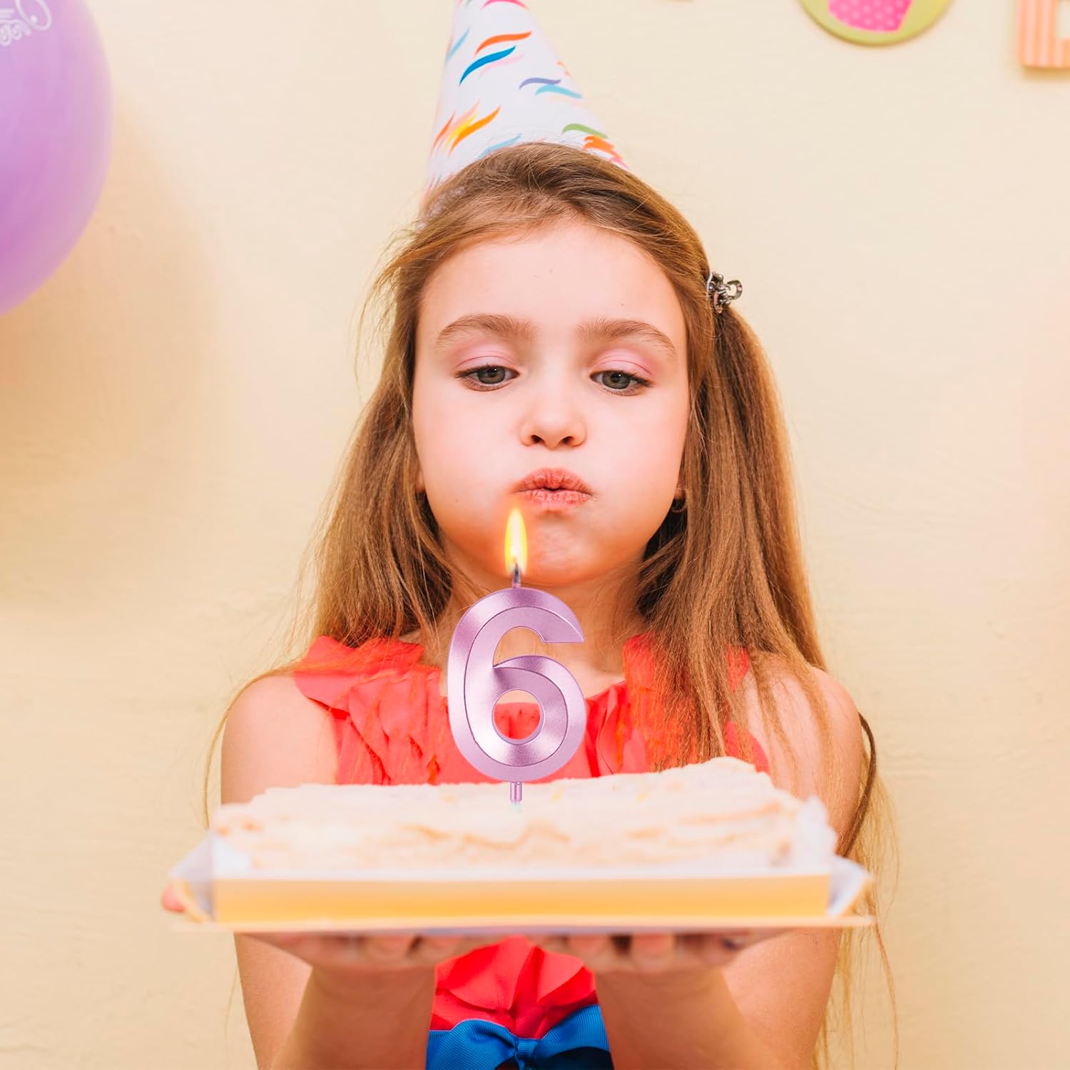 BEAN LIEVE Numeral Birthday Candles - Birthday Cake Candles Numeric Candles Number 0 1 2 3 4 5 6 7 8 9 Used for Cake Decoration on Birthday Parties and Wedding Anniversary Celebration（Rose Gold