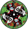 Christmas Tree Skirt 48 Inch Tree Collar Holiday New Year Winter Xmas Tree Decor Christmas Decorations for Home Party