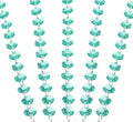 PATIKIL 14 mm Crystal Garland Strands, 16.4 Ft Acrylic Octagon Chandelier Bead Chains String for DIY Craft Wedding Party Home Decorative Jewelry Making, Blue