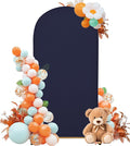 Wedding Arch Cover 5FT Arch Backdrop Cover Spandex Fitted Arch Cover for Round Top Chiara Backdrop Stand Covers for Wedding Birthday Party Baby Shower Banquet Ceremony Decoration