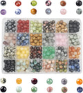 8mm natural round stone beads crystal bracelet jewelry, main product view